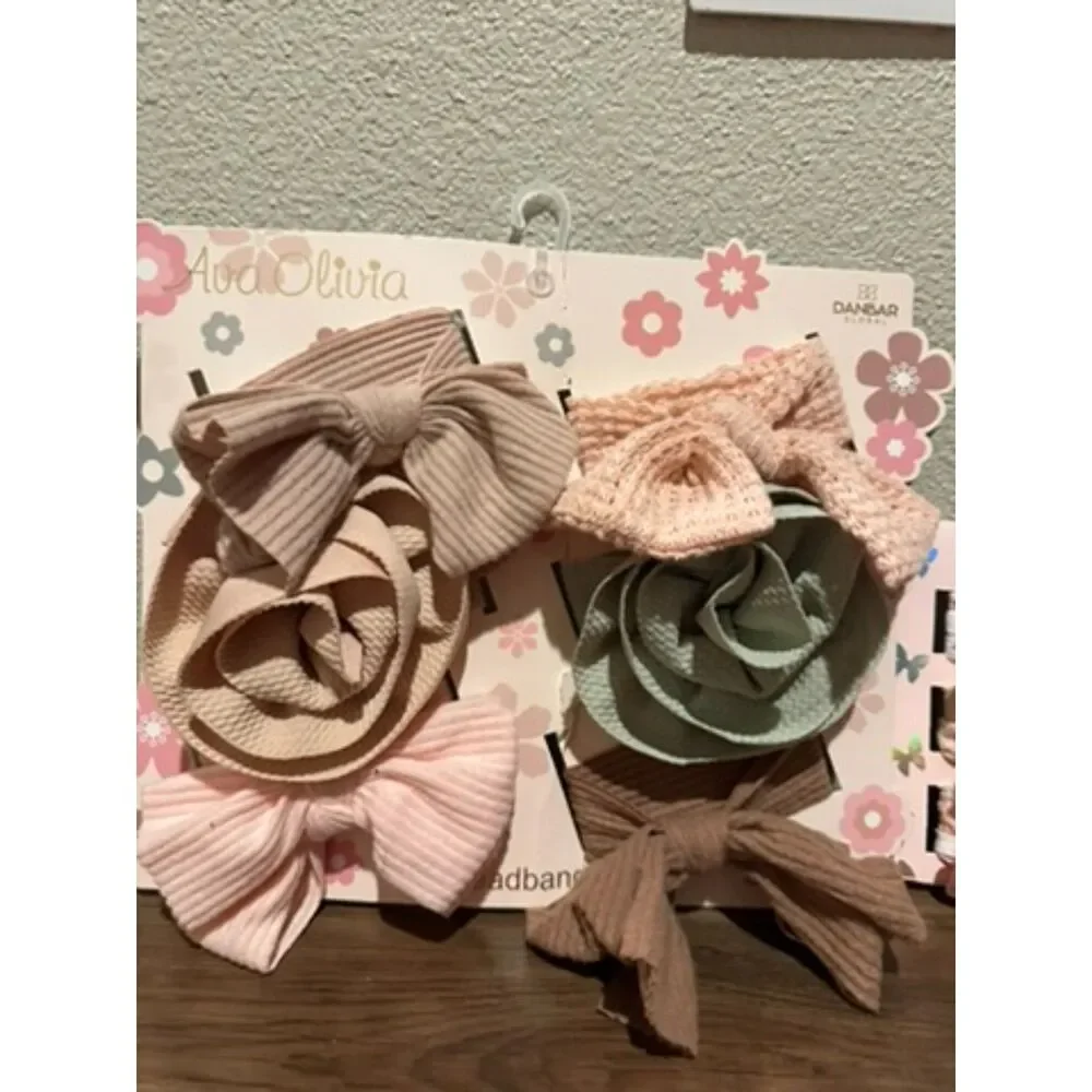 NWT Bundle of Danbar Ava Olivia Girl Headbands (multiple size/color)